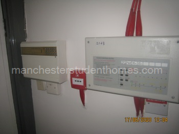 Fully alarmed for great security and also with a hard wired fire detection system
