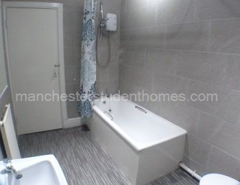 No 2 bathroom first floor. Full size bath and electric shower