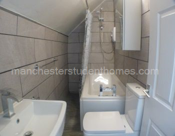 No 3 bathroom second floor with bath and electric shower