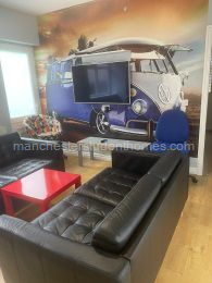 Large Lounge with LG49" Smart TV and BT Youview Box