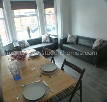 Lounge with IKEA furniture and Smart TV